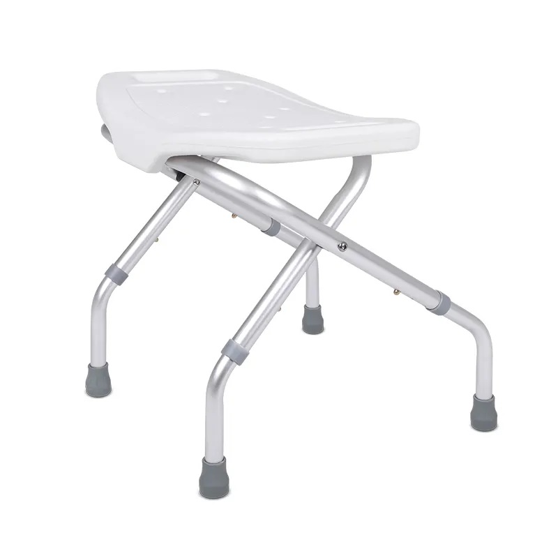 aluminum expanded shower chair with plastic seat ageally:jy-104a