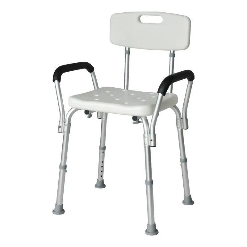 shower chair with rubber armset from ageally model:jy-106a