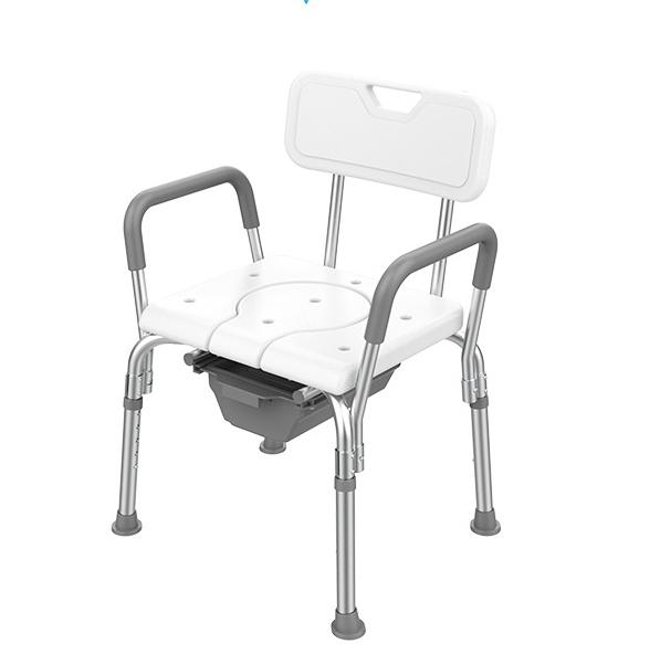 shower chair with rubber armset from ageally model:jy-c105