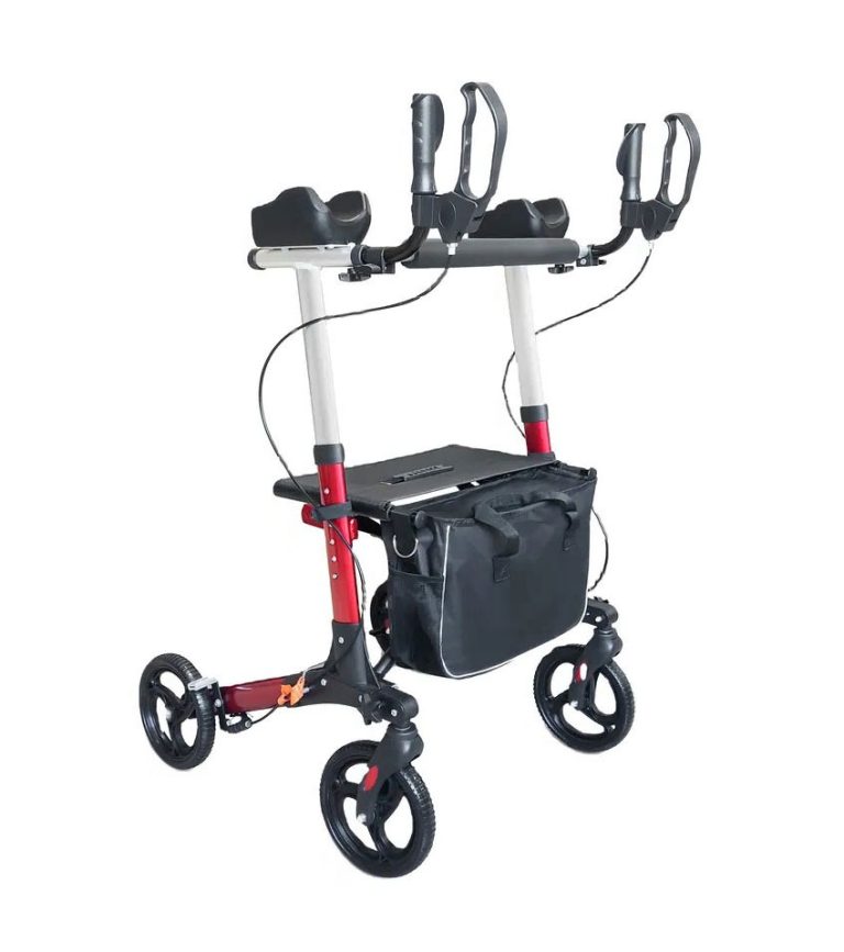 Forearm Rollator Walker with Armrest and Seat