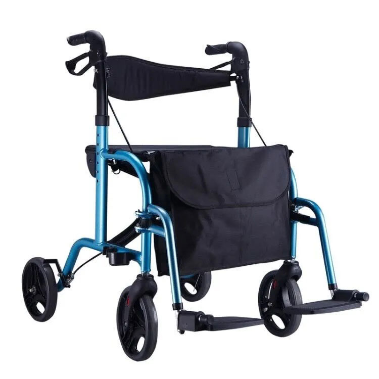 Heavy Duty Rollator Walker with Extra Wide