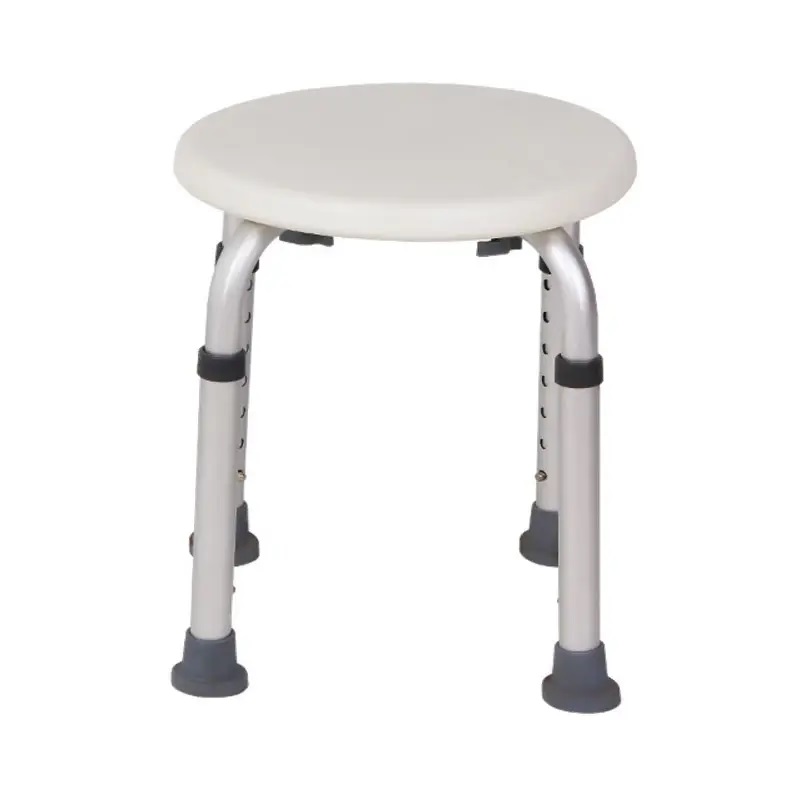 adjustable aluminum round shower chair ageally:jy-s101a