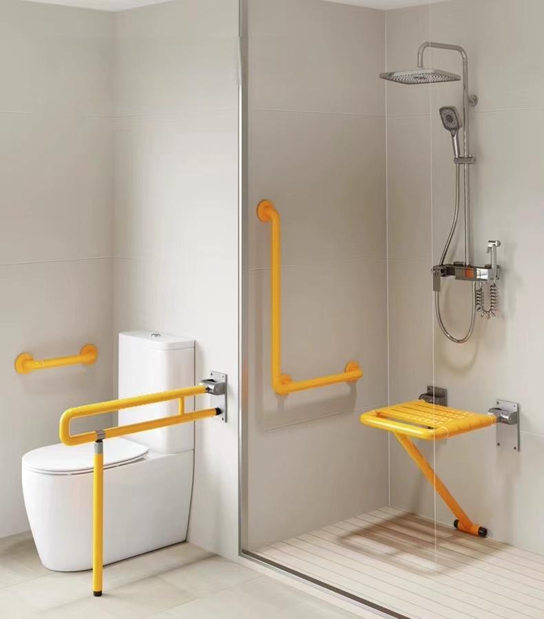 handrails for elderly in the bathroom