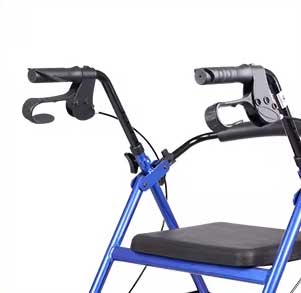 Aluminium-Rollator-dual handbrake