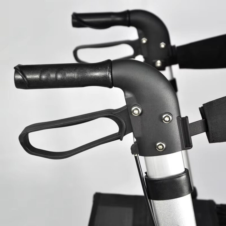 dual brakes of Foldable Rollator Walker
