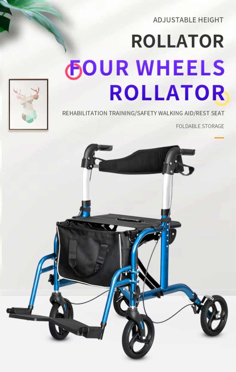 Heavy Duty Rollator Walker with wheels