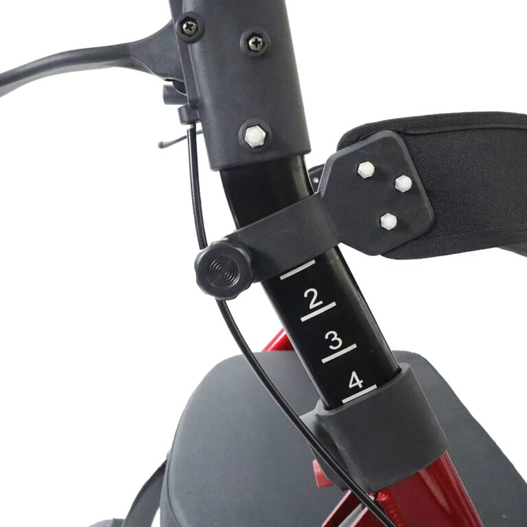Adjustable handle Extra Wide Bariatric Aluminium Rollator Walker