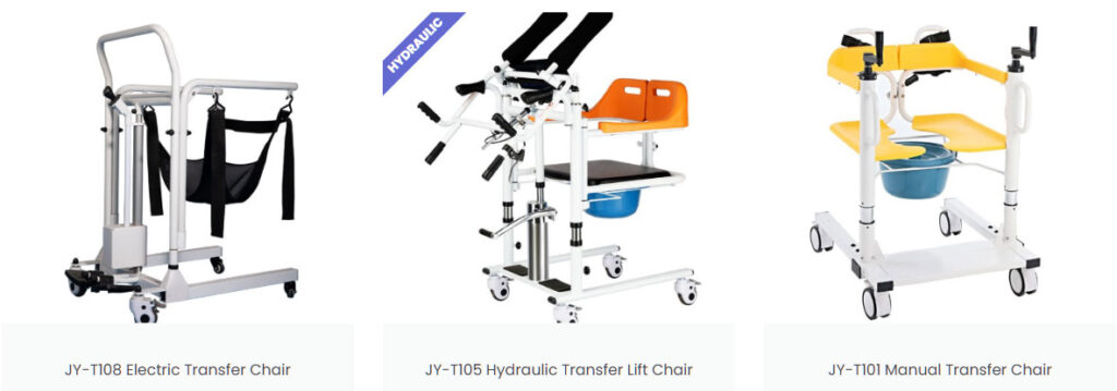 Types-of-Transfer-Chairs-with-Wheels​