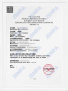 Export sales certification
