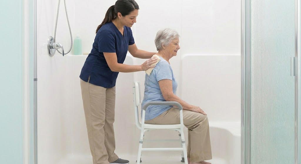 Nursing-bath-chair
